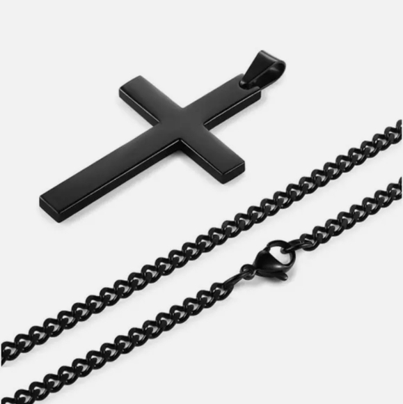 Men Cross Necklaces Pendants Stainless Steel - Picture 8 of 15